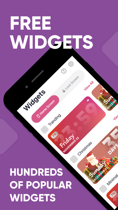 Widgets Pro Pack app screenshot